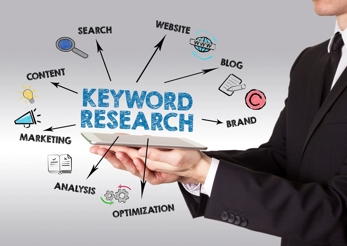 Keyword research illustration