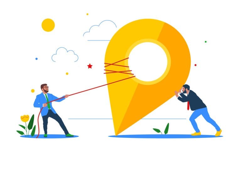 Lokal SEO konkurrence om placering