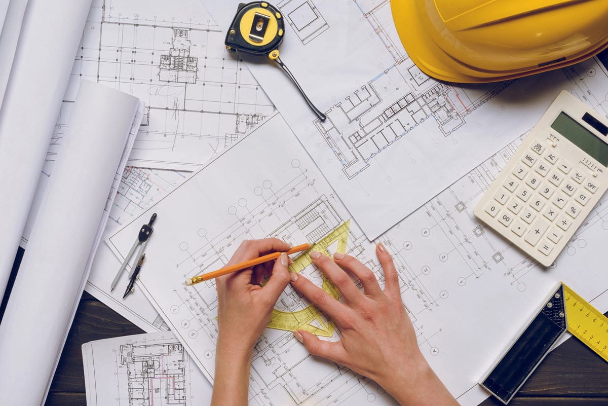 Arkitektfirma der arbejder med arkitekttegninger hvor lead er kommet fra deres hjemmeside