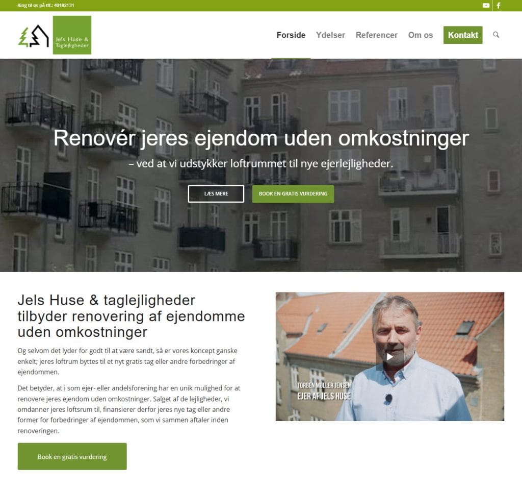 Jels Huse & taglejligheder