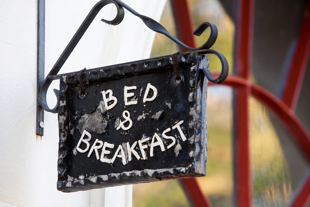 Bed and breakfast steder kan få flere kunder via en god hjemmeside