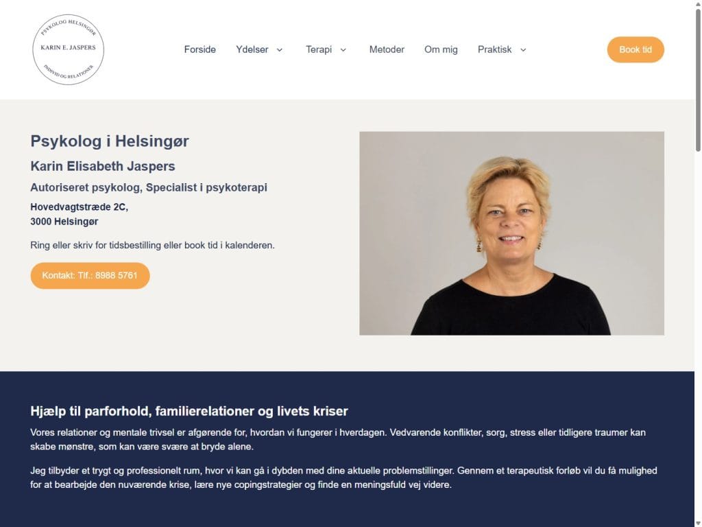 Psykolog Karin Jaspers